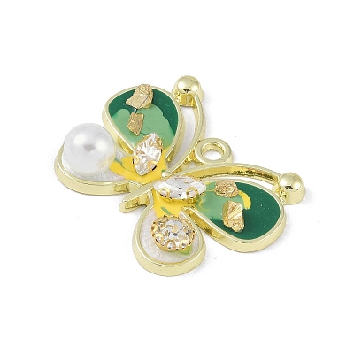 Rack Plating Alloy Enamel Pendants FIND-I038-13E-1