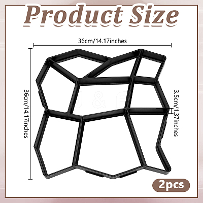 Square Plastic Concrete Molds SIMO-WH0002-07A-1