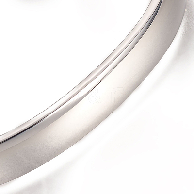 Tarnish Resistant 304 Stainless Steel Cuff Bangles LS-STAS-I110-10-8mm-P-1