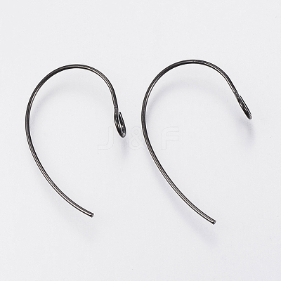 304 Stainless Steel Earring Hooks X-STAS-F148-05B-1