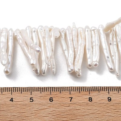 Natural Baroque Keshi Pearl Beads Strands PEAR-P064-02F-06C-1