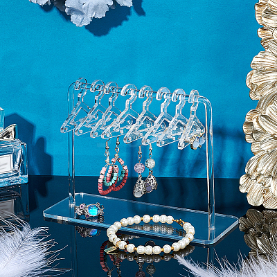 1 Set Acrylic Earring Display Stands EDIS-PH0001-36B-1