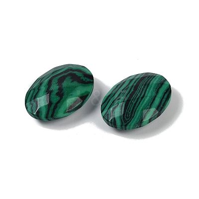 Synthetic Malachite Cabochons G-O175-15L-01-1