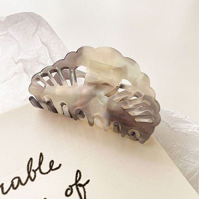Cellulose Acetate(Resin) Claw Hair Clips OHAR-PW0003-034B-1