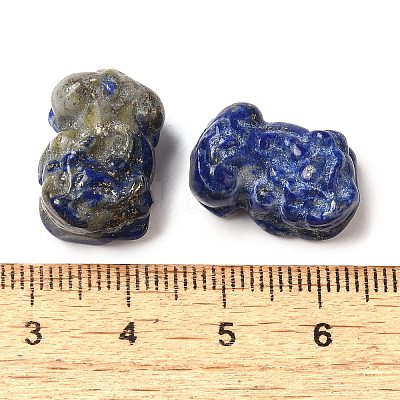 Natural Lapis Lazuli Carved Beads G-P550-12-1