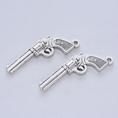 Tibetan Style Alloy Pendants X-TIBE-R316-118AS-RS-1