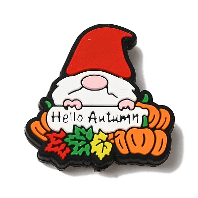 Autumn Theme Silicone Beads SIL-S006-02B-1
