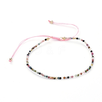 Braided Bead Bracelets BJEW-JB04917-05-1