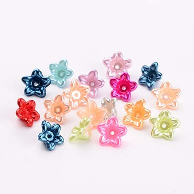 ABS Plastic Imitation Pearl Beads PL129Y-1