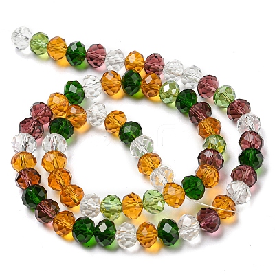 Glass Beads Strands EGLA-A034-M8mm-26-1