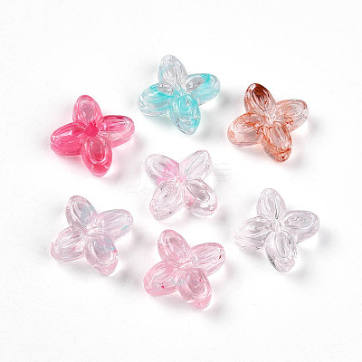 Transparent Acrylic Beads TACR-T028-35C-1