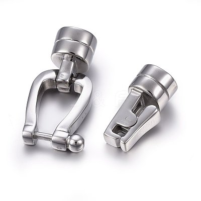 Tarnish Resistant 304 Stainless Steel Clasps X-STAS-E440-84P-1