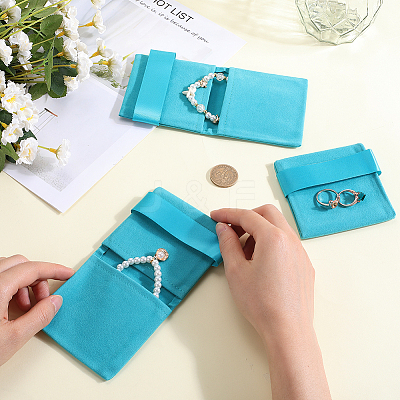 3Pcs Rectangle Velvet Envelope Packing Pouches TP-BBC0001-10A-1