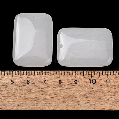 Natural White Jade Pendants GG-CBA04F4-04B-1