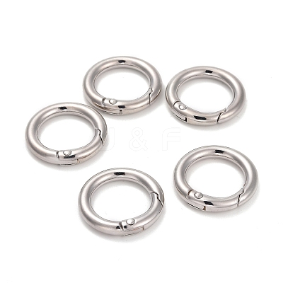 Alloy Spring Gate Rings PALLOY-M015-01P-1