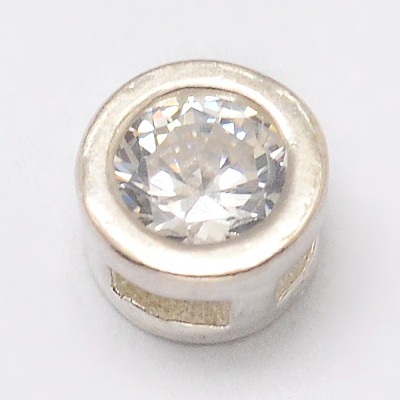925 Sterling Silver Slide Charms STER-K020-04S-1