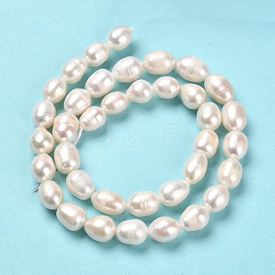 Natural Cultured Freshwater Pearl Beads Strands PEAR-E016-190-1