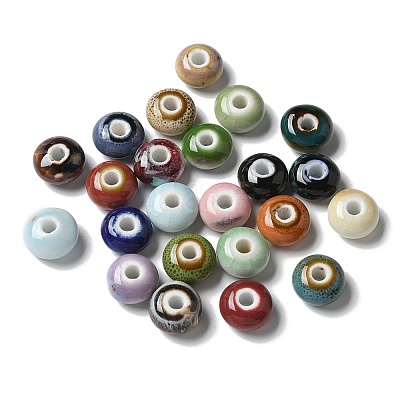 Handmade Porcelain Beads X-PORC-L080-B-1