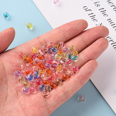 Transparent Acrylic Beads TACR-S154-11A-1