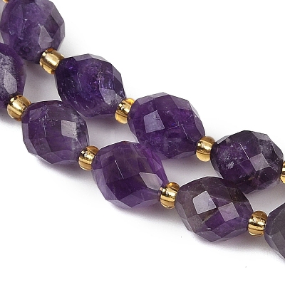 Natural Amethyst Beads Strands G-N342-149G-1