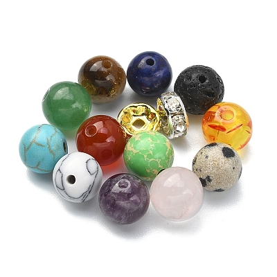 DIY Gemstone Bracelet Making Kit DIY-YW0006-08-1