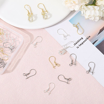 60Pcs 6 Styles 316 Surgical Stainless Steel Earring Findings STAS-CA0002-20-1