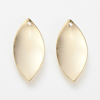 Real 18K Gold Plated Brass Pendants KK-R037-160G-1