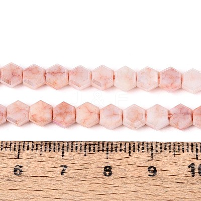Anti-Tarnish Electroplate Glass Beads Strands GLAA-T028-6mm-02I-1