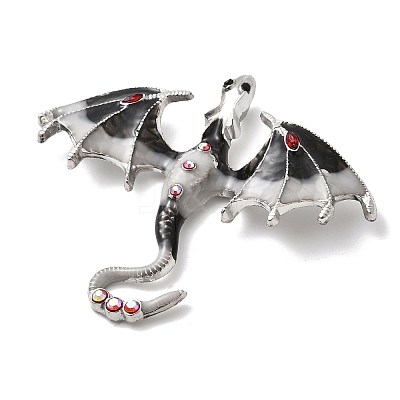 Alloy Enamel with Rhinestone Big Pendants LS-FIND-Z098-01P-02-1