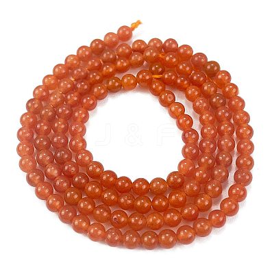 Natural Red Aventurine Beads Strands X-G-M438-A09-01-1