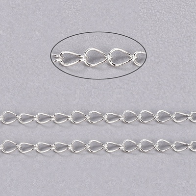 Brass Twisted Chains X-CHC-Q001-5x4mm-S-1