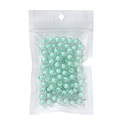 Transparent Acrylic Beads TACR-YW0001-03C-1