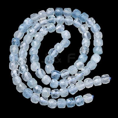 Natural Aquamarine Beads Strands G-P629-C01-01-1