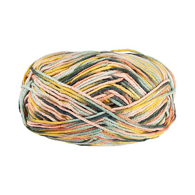 Polyester Fibers Knitting Yarn DIY-TADJ0002-005G-1