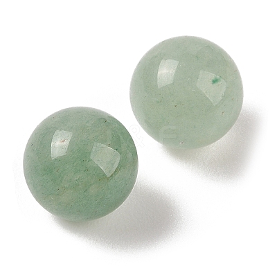 Natural Green Aventurine No Hole Sphere Beads G-K353-04A-02-1