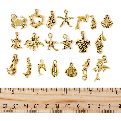 Tibetan Style Alloy Pendants FIND-FS0003-95AG-1