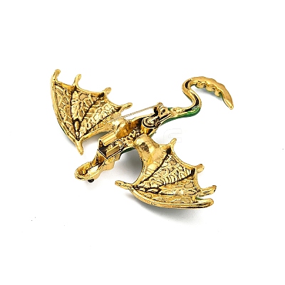 Dragon Enamel Pins JEWB-K018-17AG-02-1