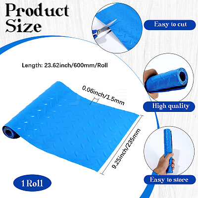 Non-slip PVC Swimming Pool Ladder Mat AJEW-WH20018-231A-03-1