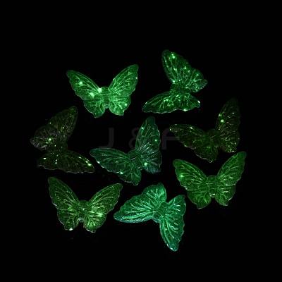 Luminous UV Plating Opaque Acrylic Beads OACR-N160-47-1