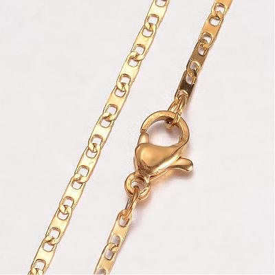304 Stainless Steel Necklace MAK-K062-11B-G-1
