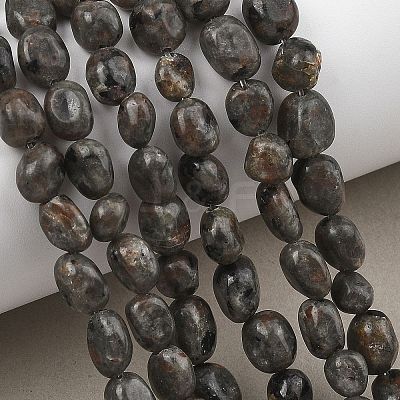 Natural Fluorescent Syenite Rock(Glow under UV Light) Beads Strands GG-C286-A26-1