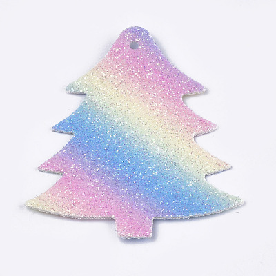 PU Leather Big Pendants FIND-S299-10-1