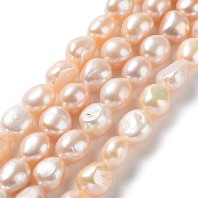 Natural Cultured Freshwater Pearl Beads Strands PEAR-Z002-27-1