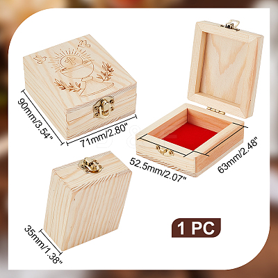 Wood Jewelry Box AJEW-WH0541-33-1
