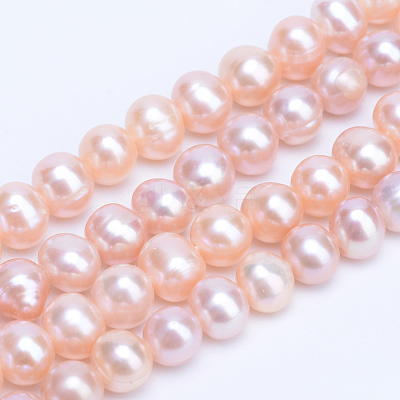 Natural Cultured Freshwater Pearl Beads Strands PEAR-R063-39B-1