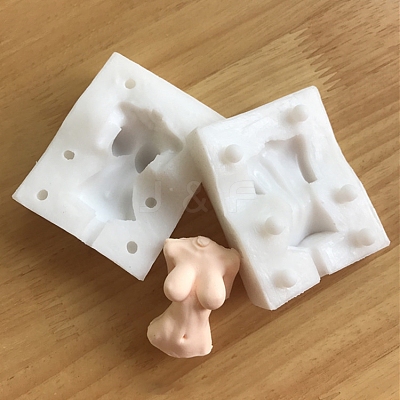 DIY Silicone Craft Doll Body Mold DIY-I082-08-1