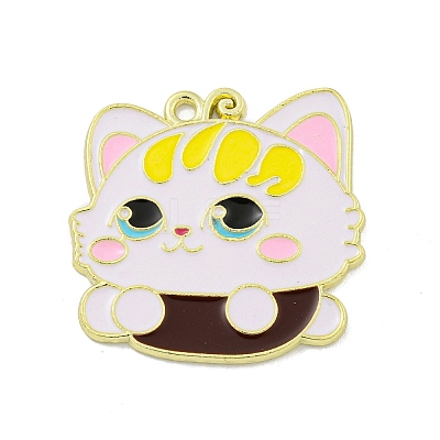 Cartoon Alloy Enamel Pendants ENAM-Z015-04G-01-1