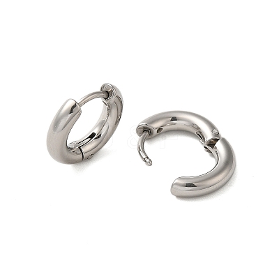 Non-Tarnish 304 Stainless Steel Hoop Earrings EJEW-P177-P-26-1