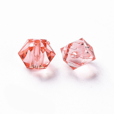 Transparent Acrylic Beads TACR-S154-15B-52-1