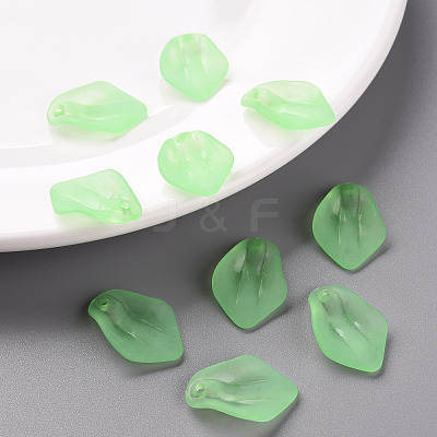 Transparent Frosted Acrylic Pendants MACR-S371-03A-733-1